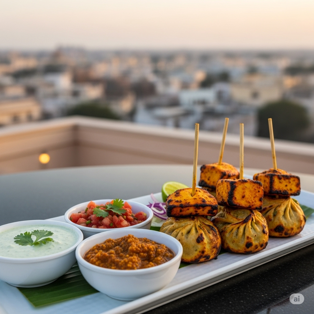 veg paneer momos